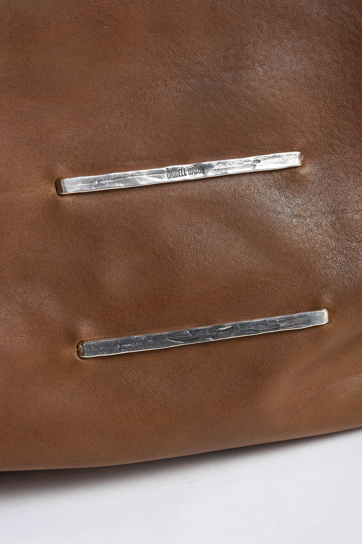 daniele basta leather and silver bags - DETAIL